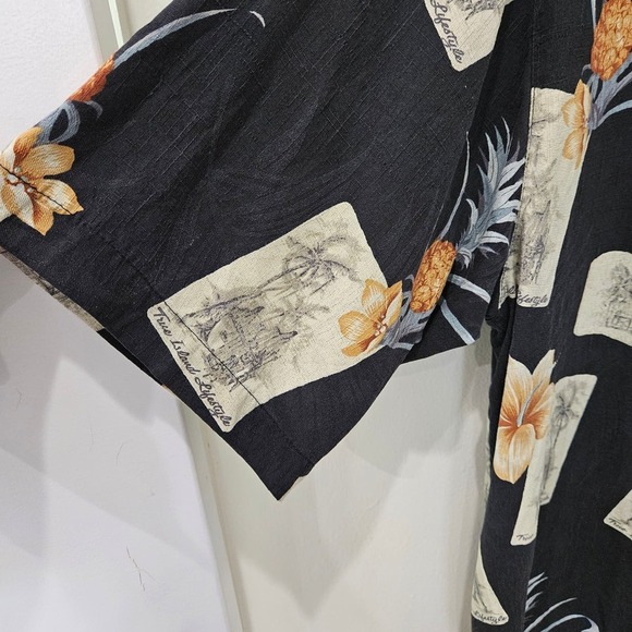 Men's Jamaica Jaxx 100% Silk "Hawiian" - Picture 4 of 8